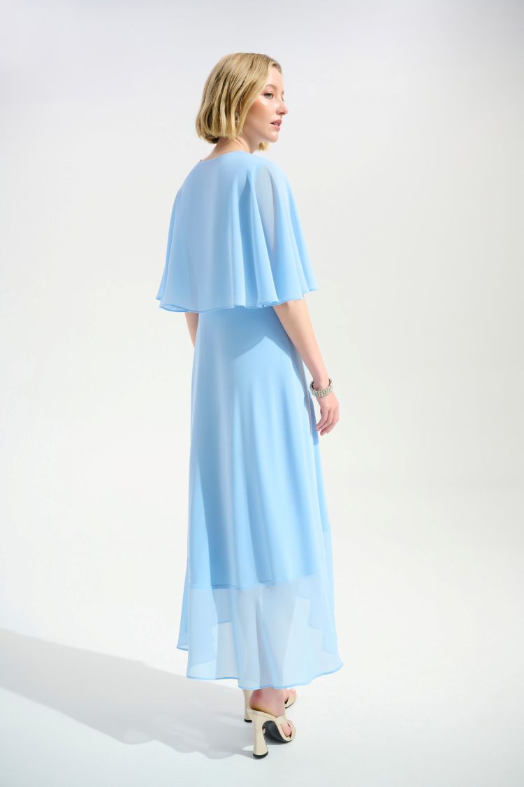 V-Neck Wrap Dress With Buckle