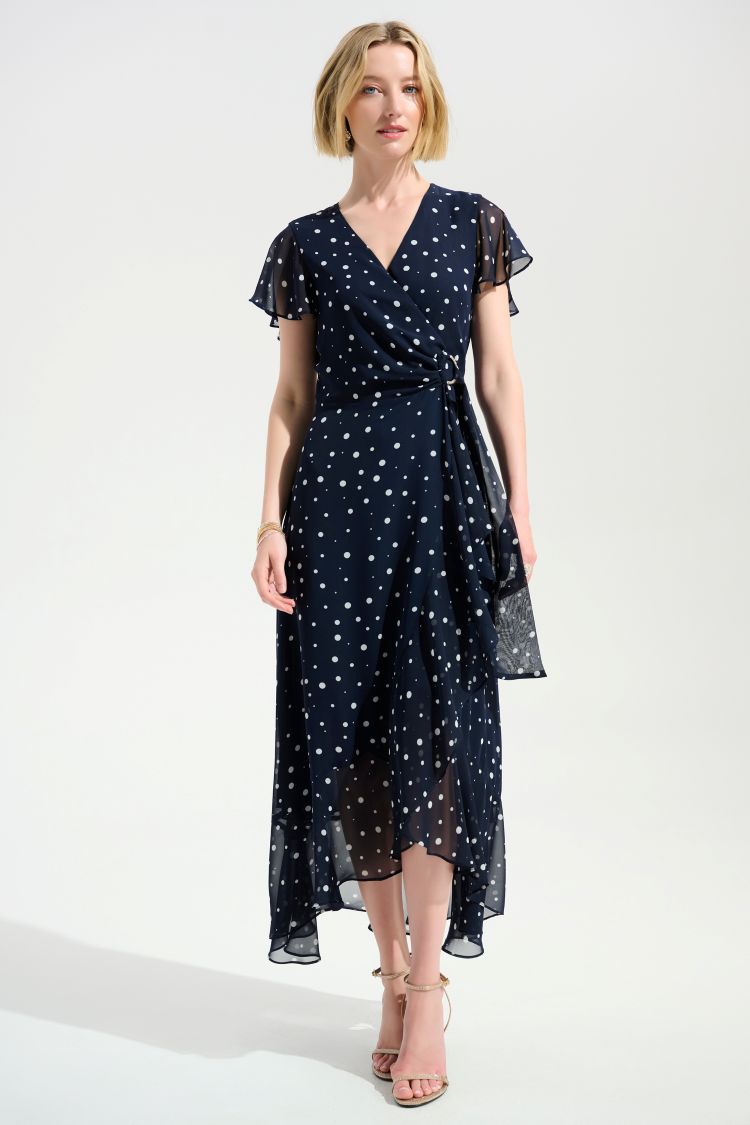 Polka Dot Wrap Dress