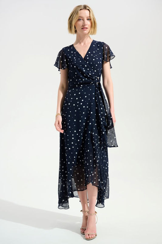 Polka Dot Wrap Dress