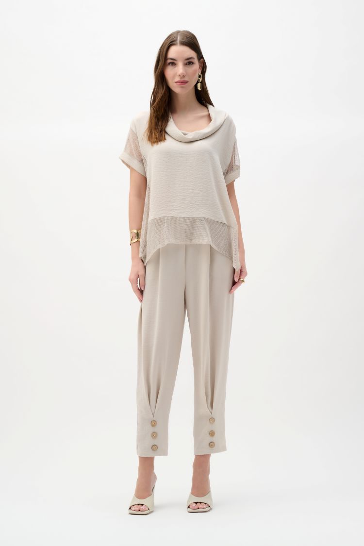 Cowl Neck Boxy Top