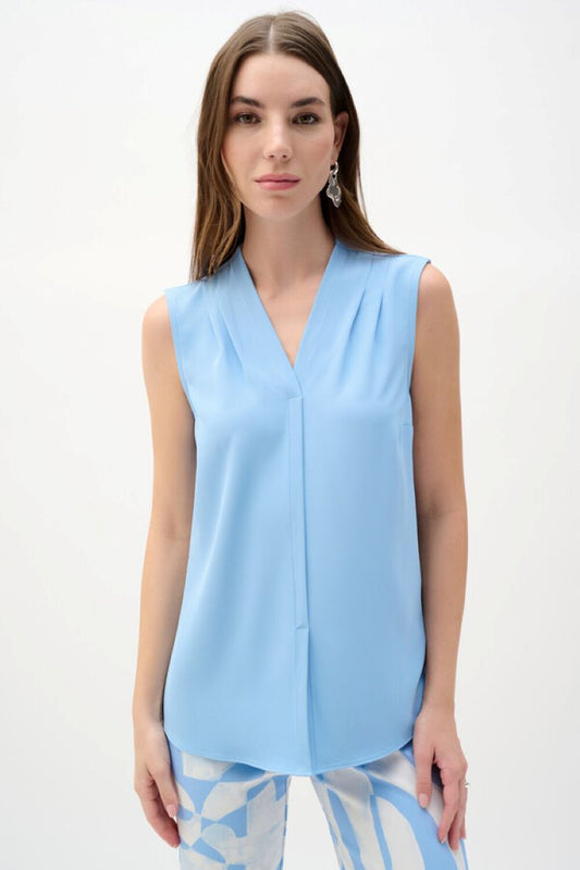 V-Neck Sleeveless Top