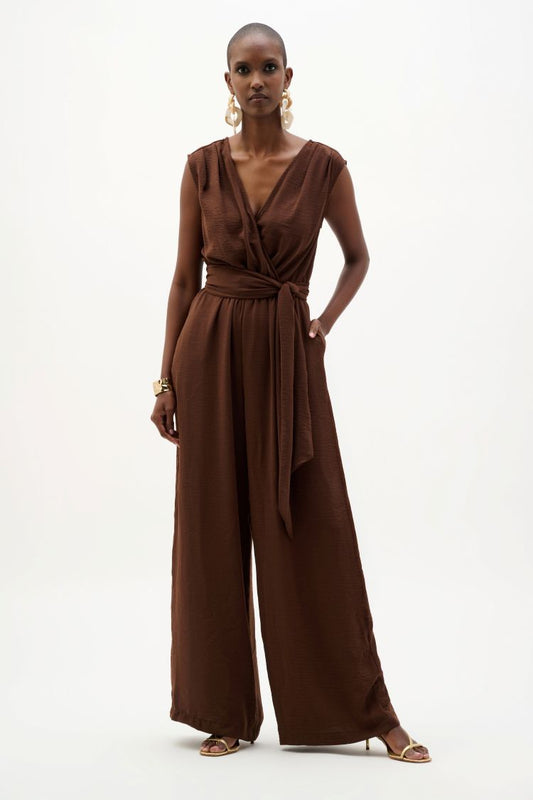 Wide Leg Pull-On Jumpsuit