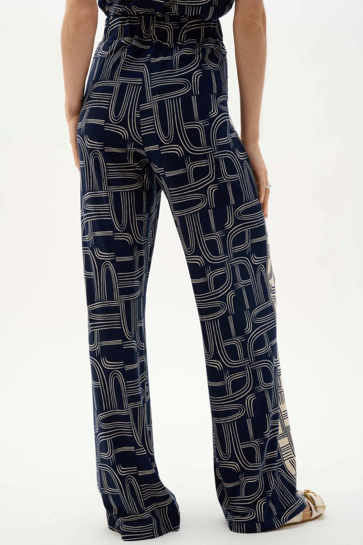 Geometric Wide Leg Pant