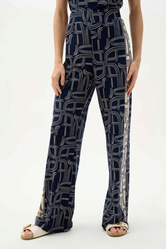Geometric Wide Leg Pant