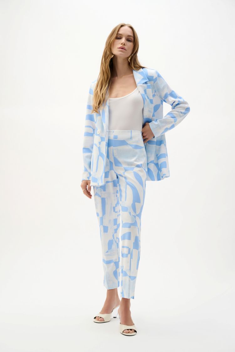 Geometric Print Pants