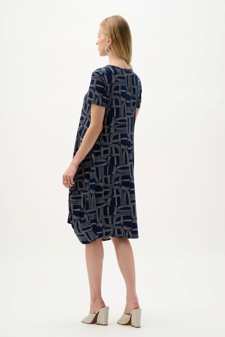 Geometric Cocoon Dress