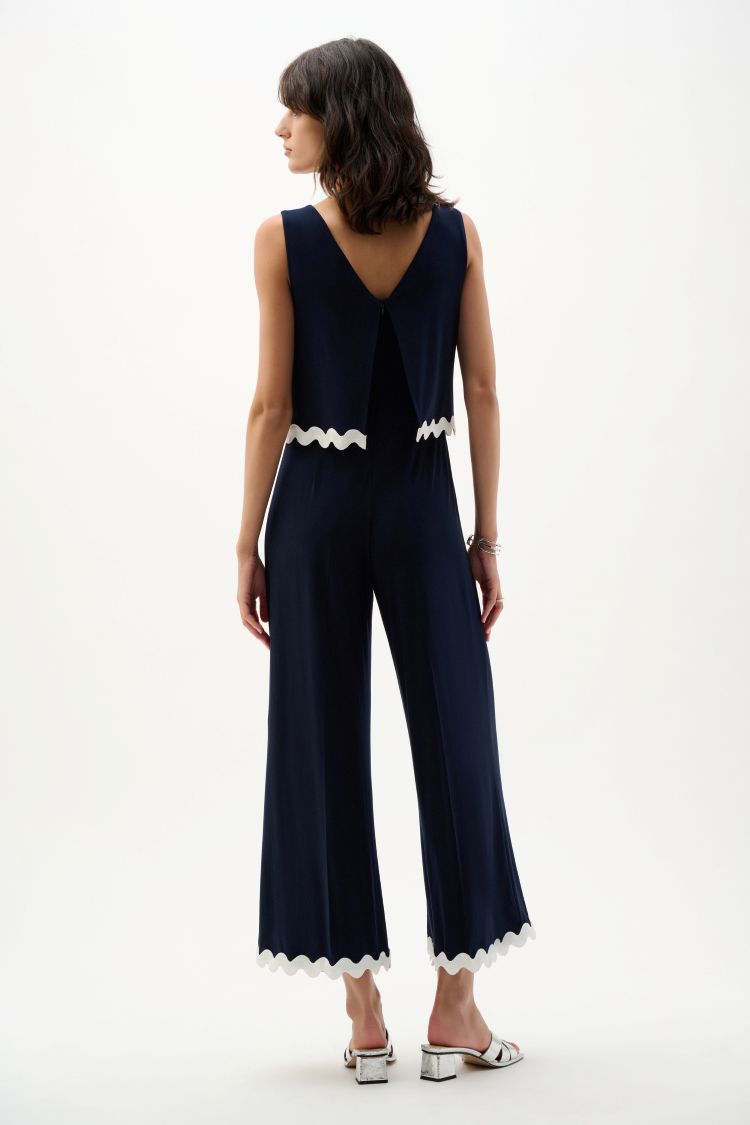 Cropped Sleeveless Jumpsuit