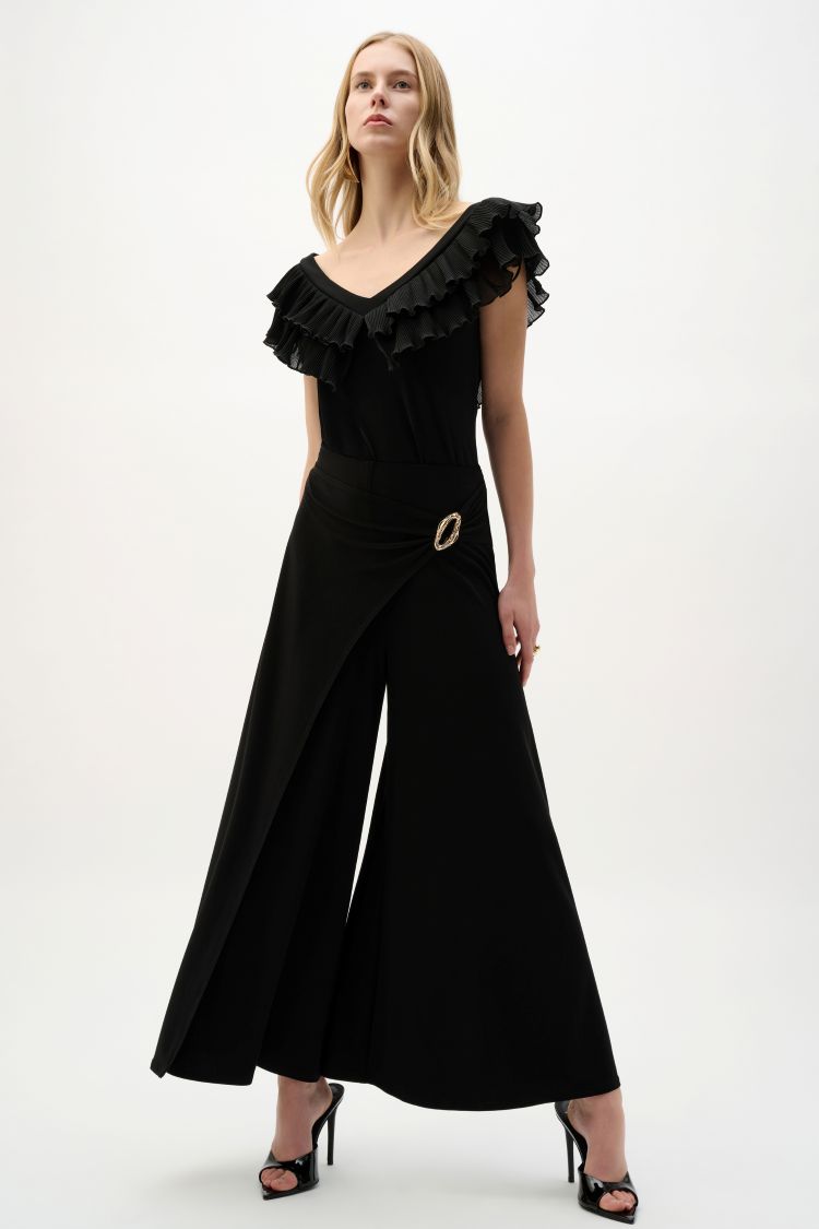 Wide Leg Flowy Culotte Pants