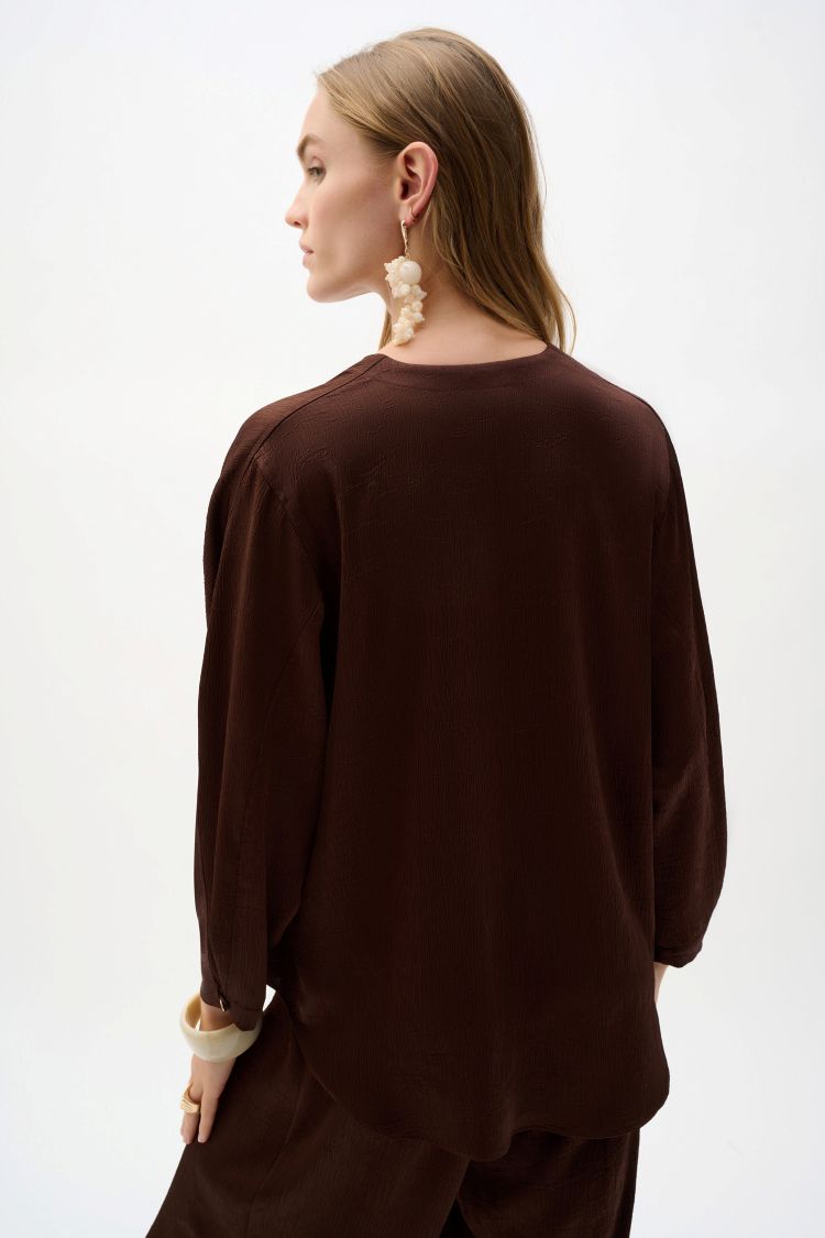 Satin Top With Dolman Sleeves