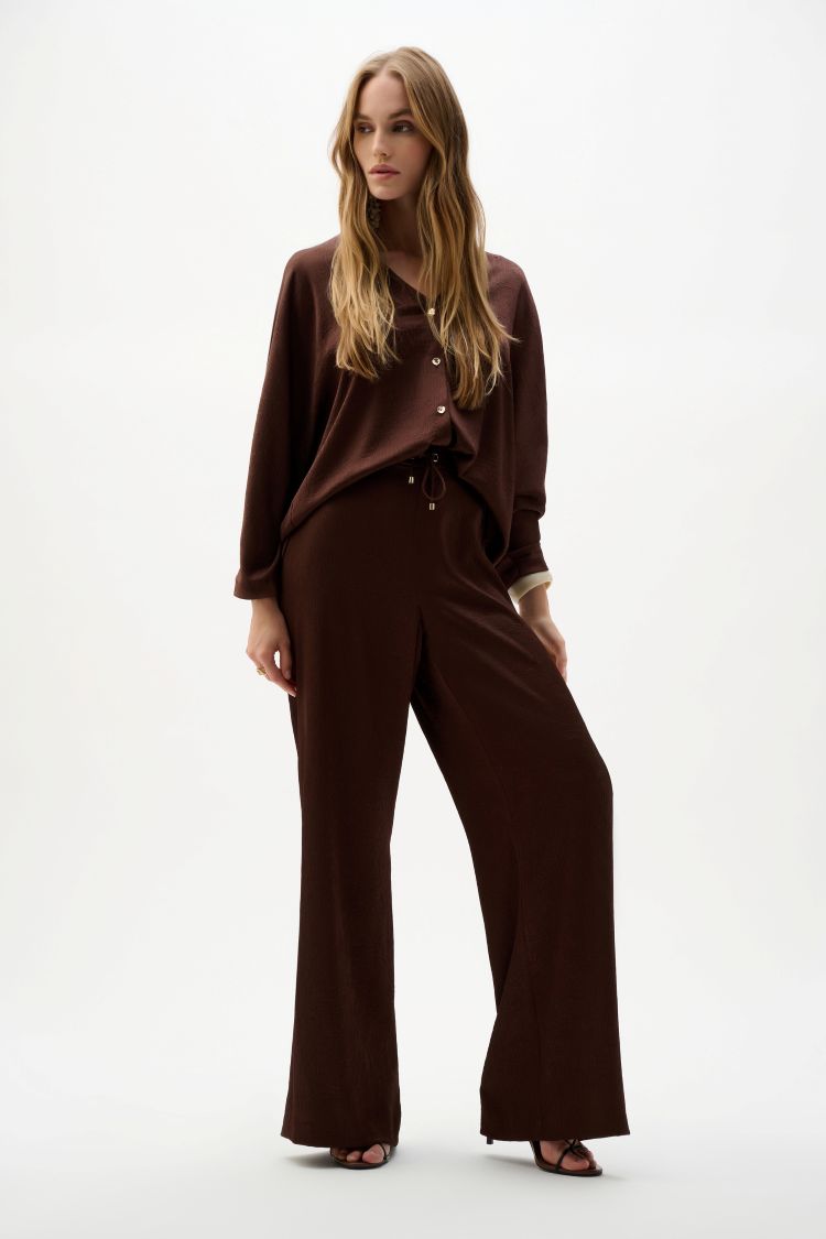 Satin Top With Dolman Sleeves