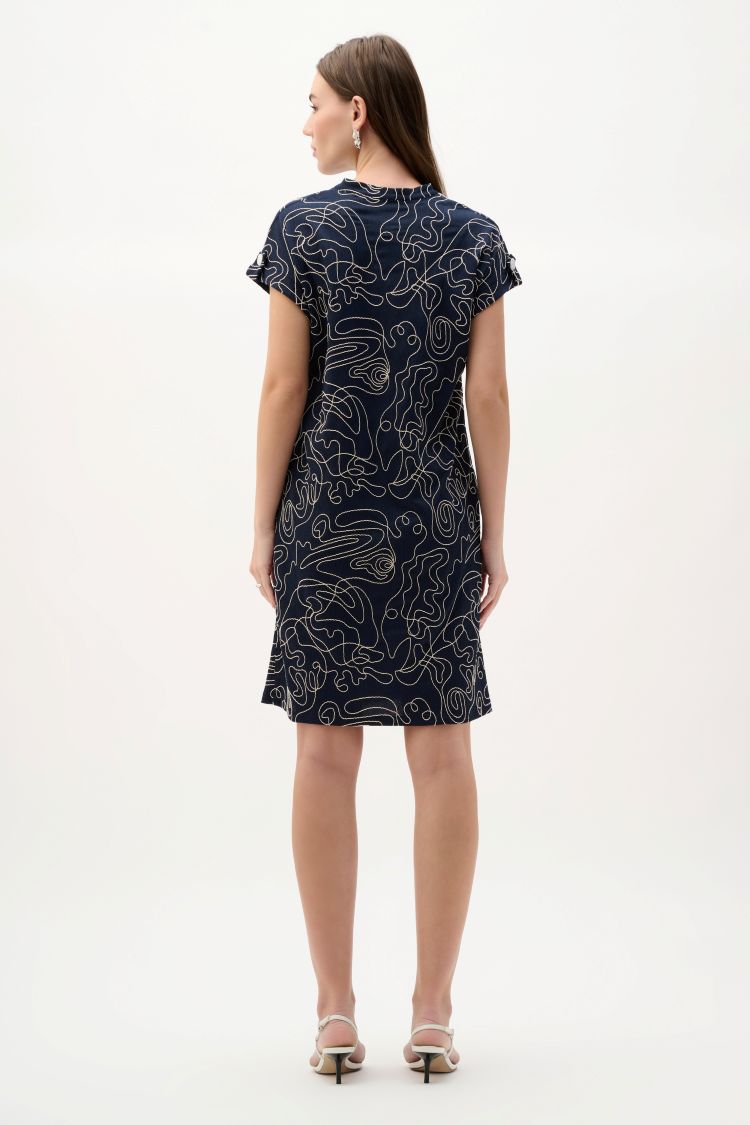 Abstract Print Dress