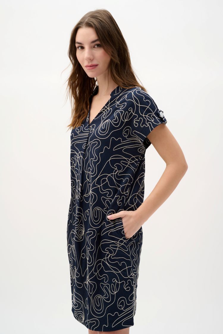 Abstract Print Dress