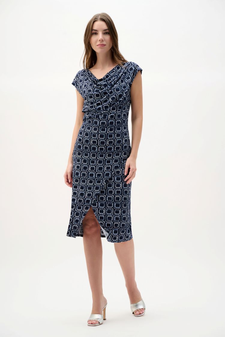 Print Knee Length Dress