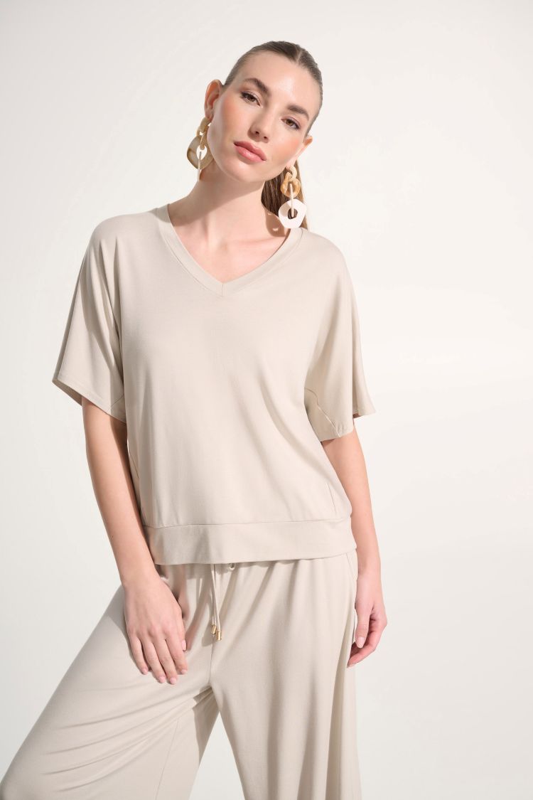 V-Neck Dolman Sleeve Tee