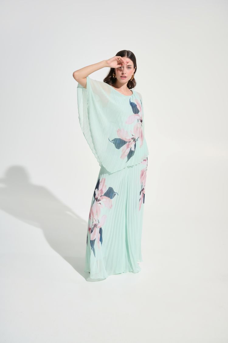 Floral Poncho Top