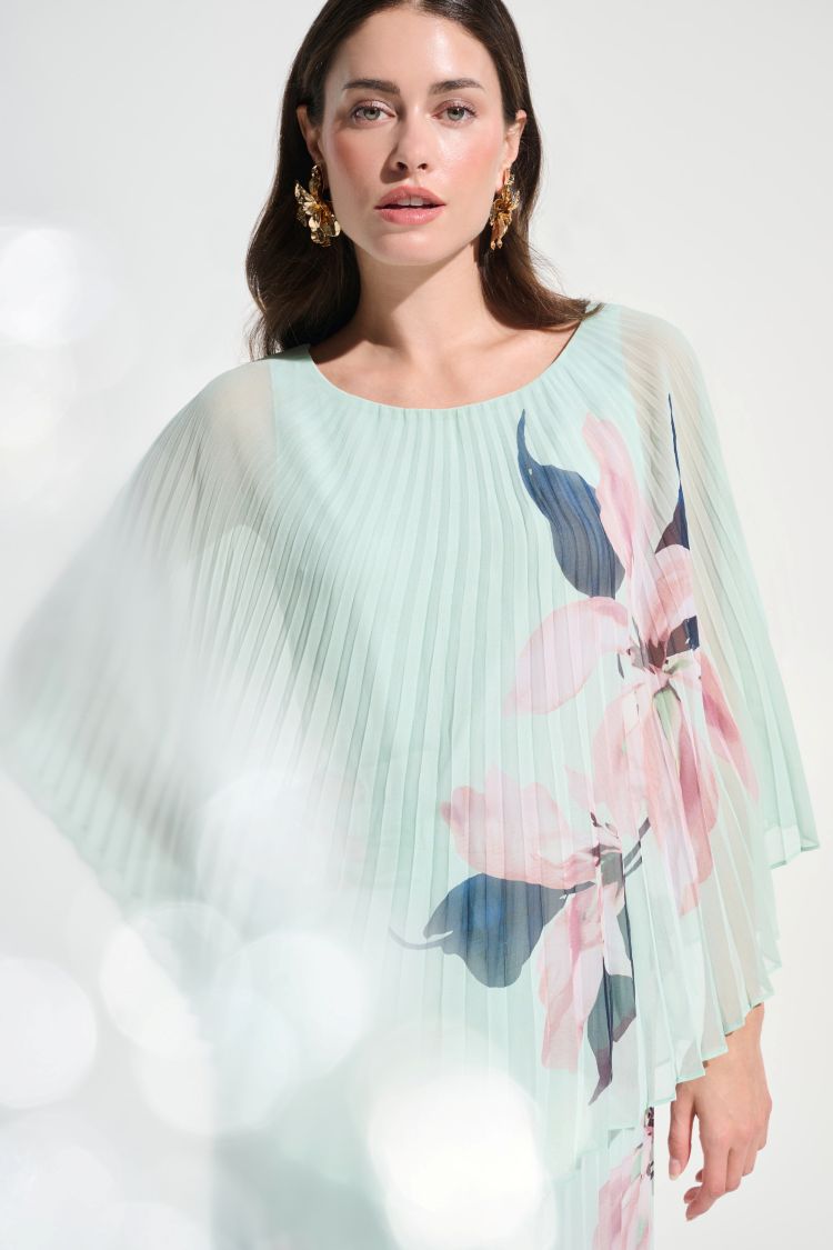 Floral Poncho Top