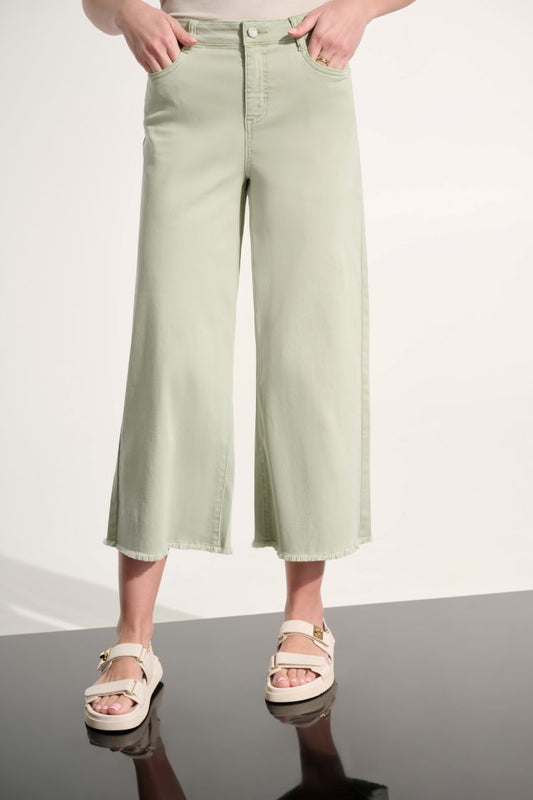 Cropped Wide Leg Trouser