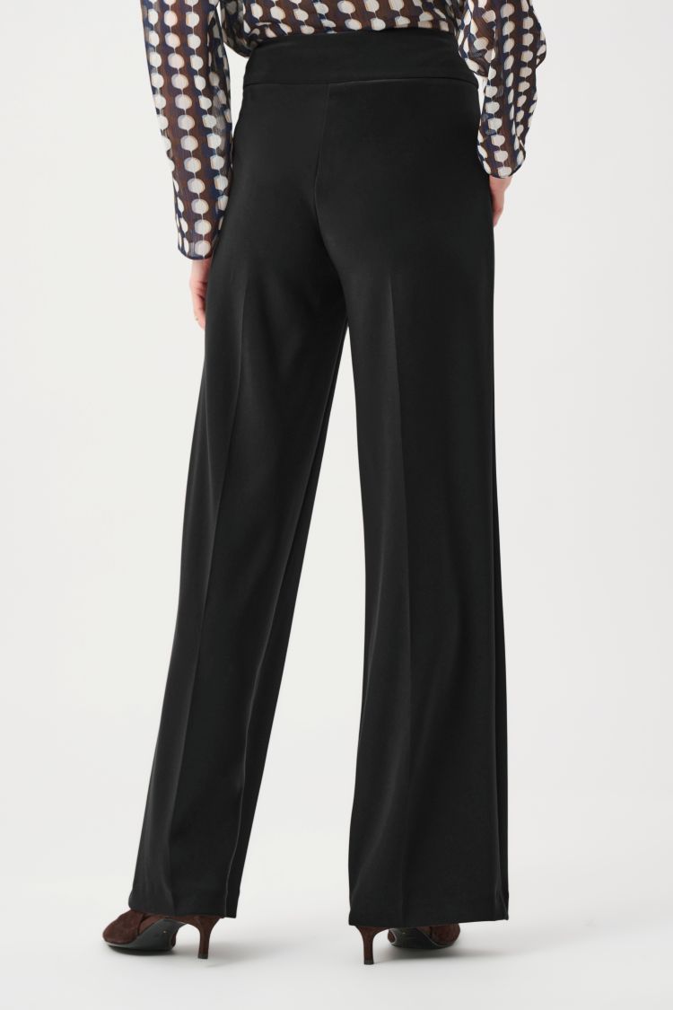 Silky Wide Leg Pull-On Pants