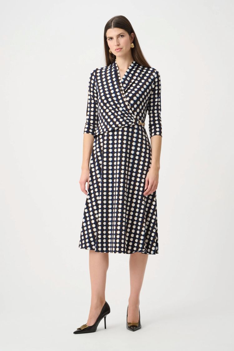 Printed Wrap Dress