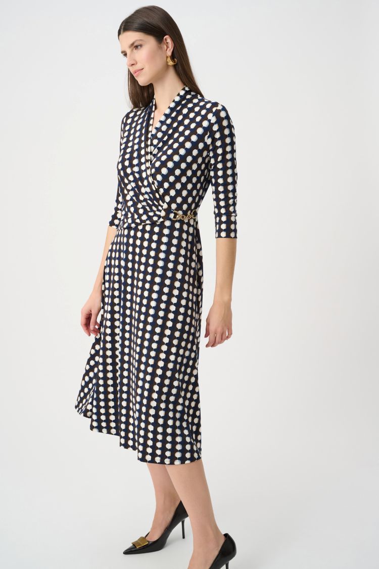 Printed Wrap Dress