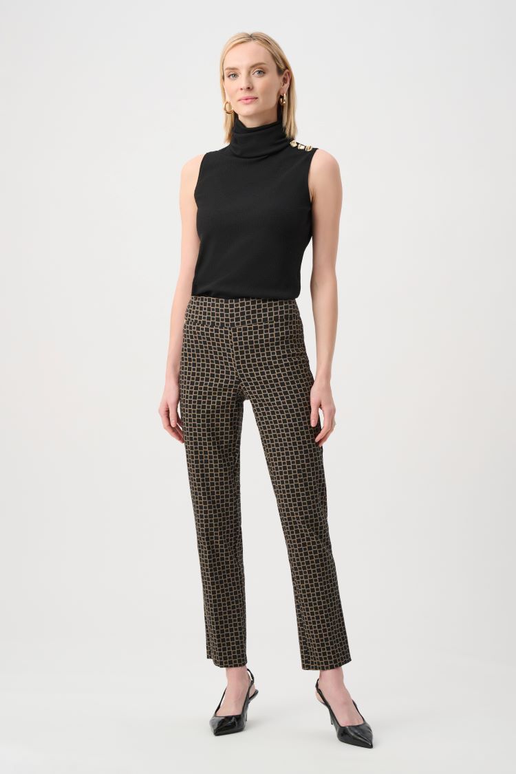 Geometric Print Trousers