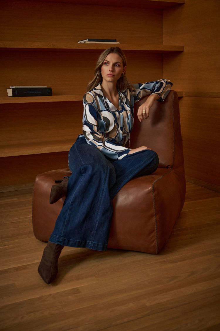 Pull-On Palazzo Jeans