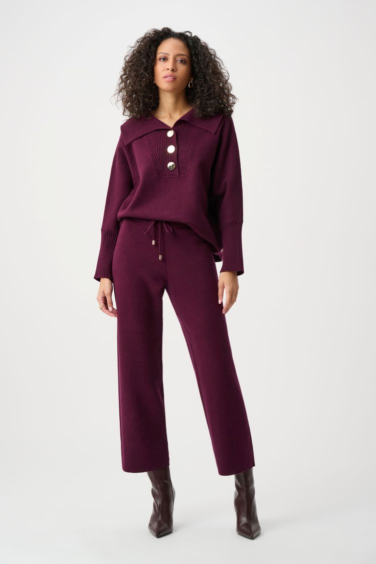 Mid Rise Pull On Pants