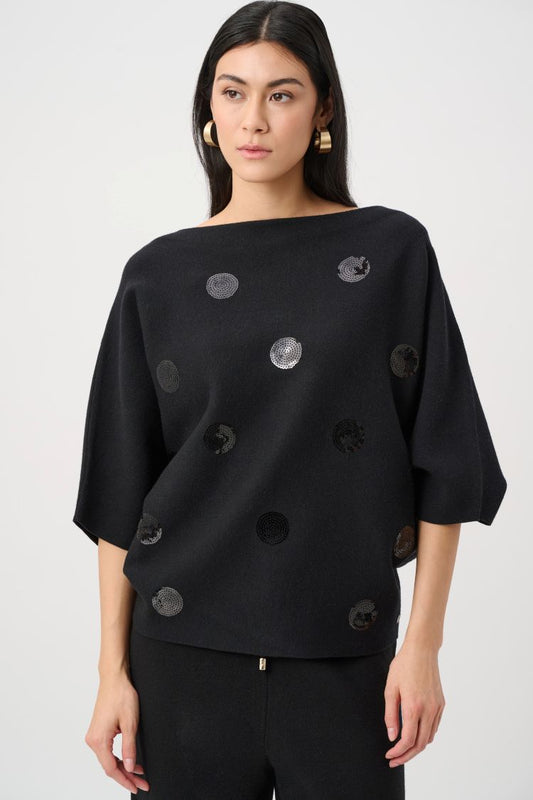 Boxy Polka Dot Sweater