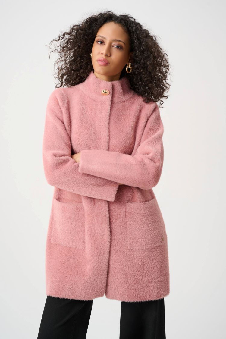 Long Faux Fur Coat | Joseph Ribkoff Style: 263955 – Fashionista+
