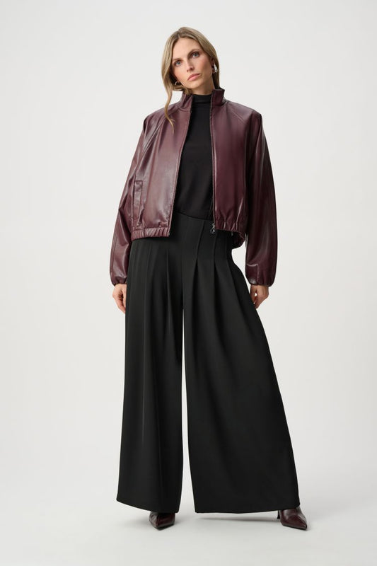 Mock Neck Bomber Jacket