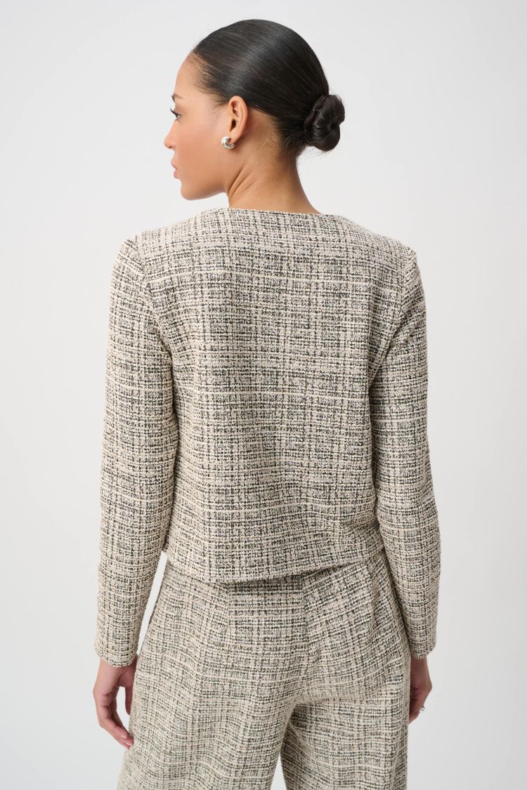 Plaid Boucle Blazer