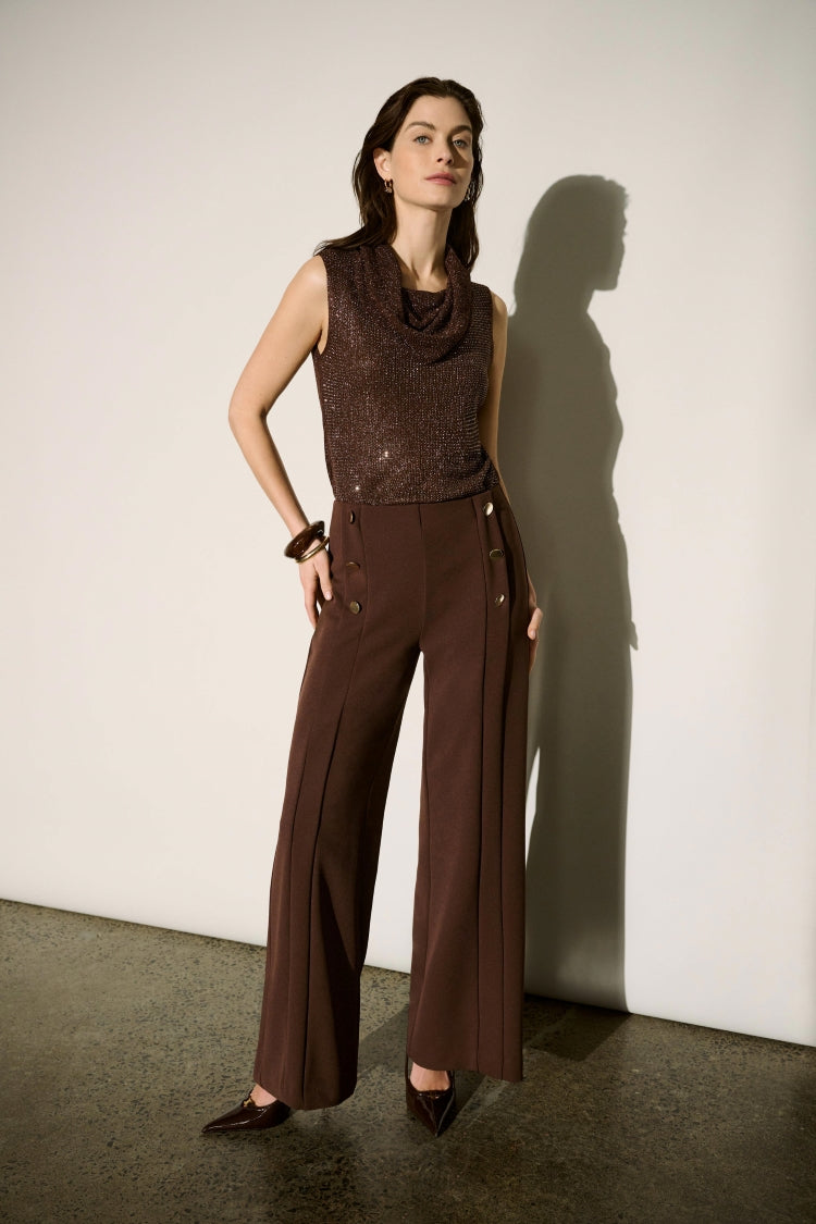 Joseph Ribkoff Scuba Crepe Wide-Leg Pants