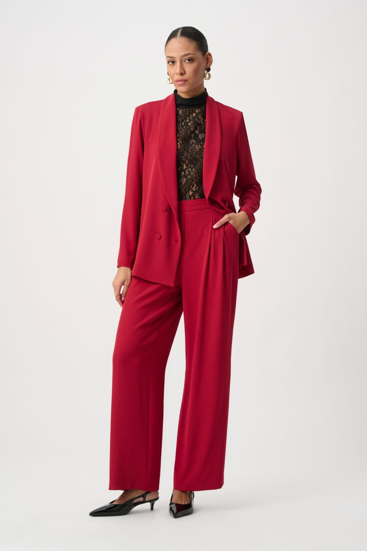 Joseph Ribkoff Belted Wide Leg Trousers