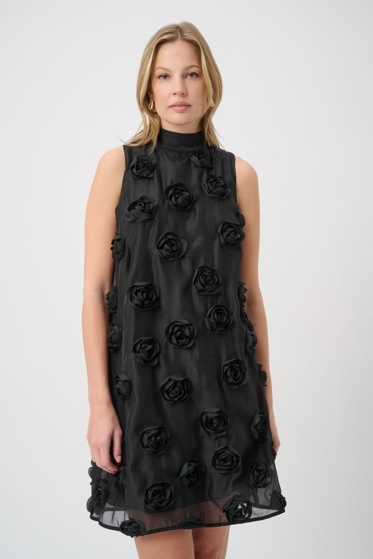 Joseph Ribkoff 3D Floral Trapeze Dress