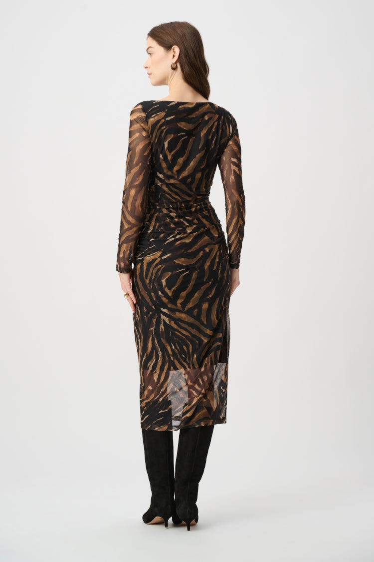 Joseph Ribkoff Animal Print Sheath Dress