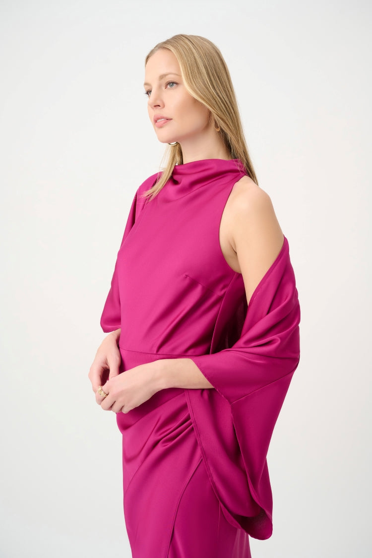 Joseph Ribkoff Satin Poncho Cover-Up