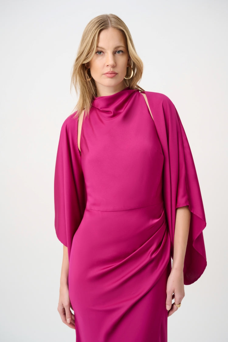 Joseph Ribkoff Satin Poncho Cover-Up