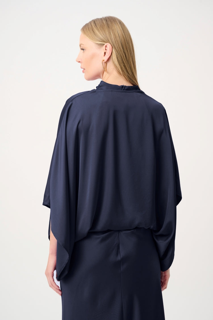 Joseph Ribkoff Satin Poncho Cover-Up