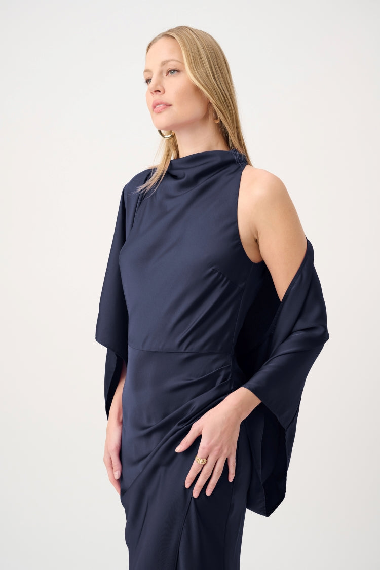 Joseph Ribkoff Satin Poncho Cover-Up