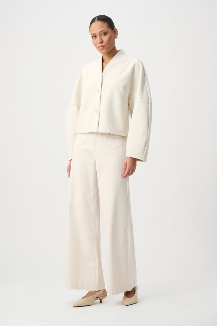 Joseph Ribkoff Featherweave Palazzo Jeans