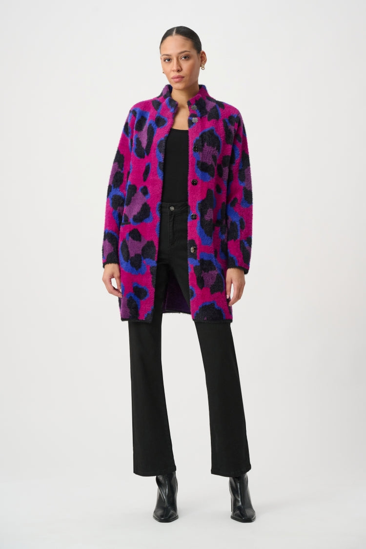 Joseph Ribkoff Animal Print Coat