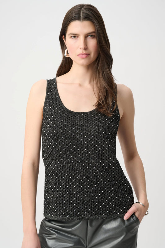 Joseph Ribkoff Jewel Embellished Sleeveless Top