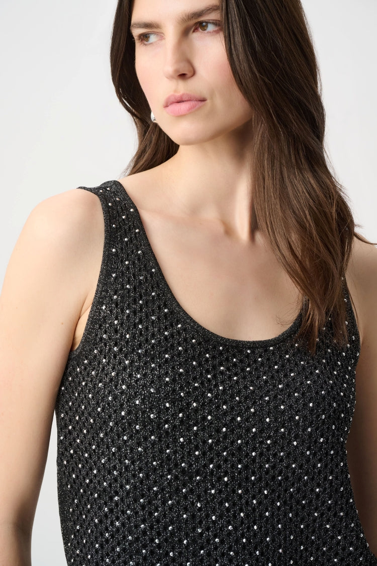 Joseph Ribkoff Jewel Embellished Sleeveless Top