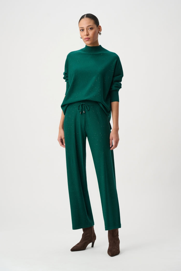 Joseph Ribkoff Sequin Knit Culotte Pants