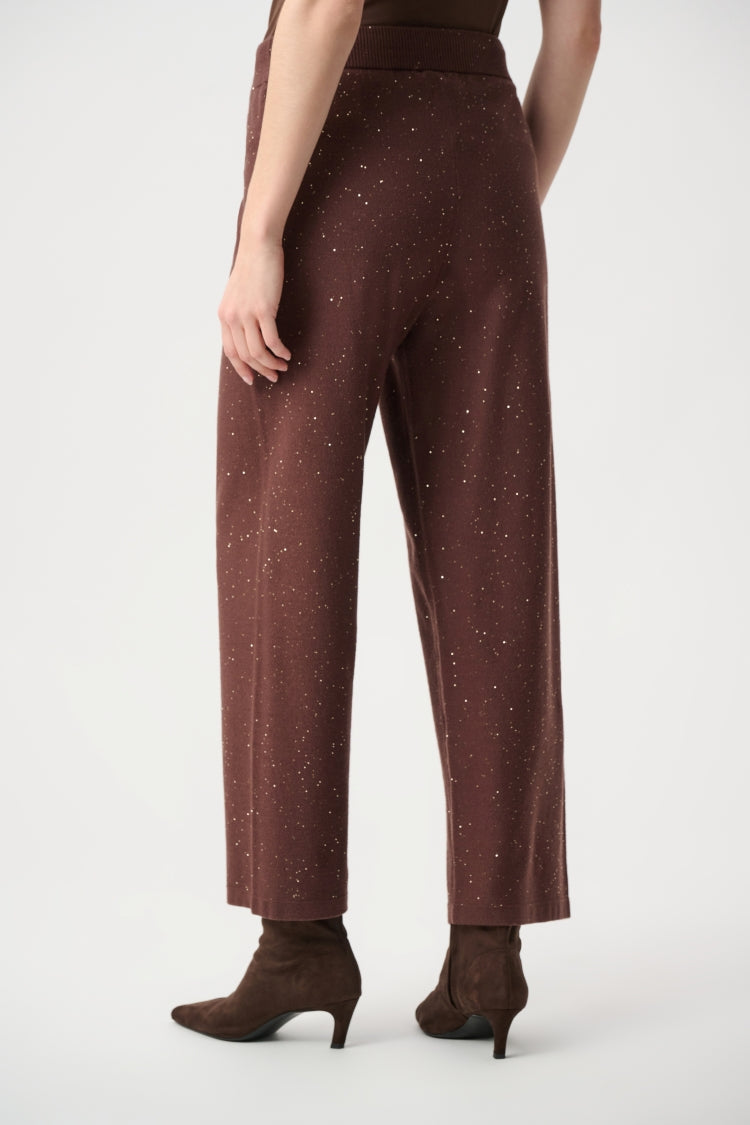 Joseph Ribkoff Sequin Knit Culotte Pants