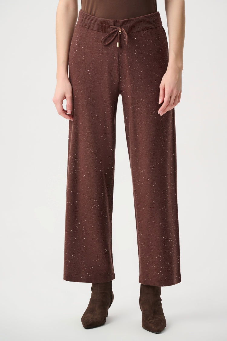 Joseph Ribkoff Sequin Knit Culotte Pants