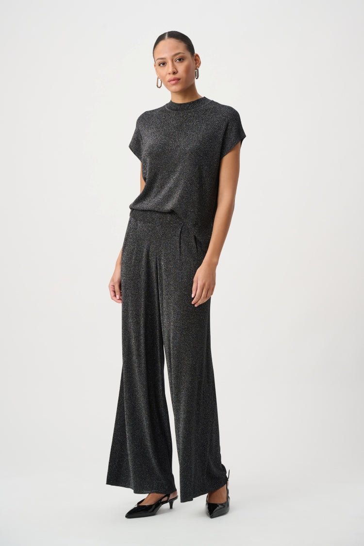 Joseph Ribkoff High Waist Wide Leg Trousers