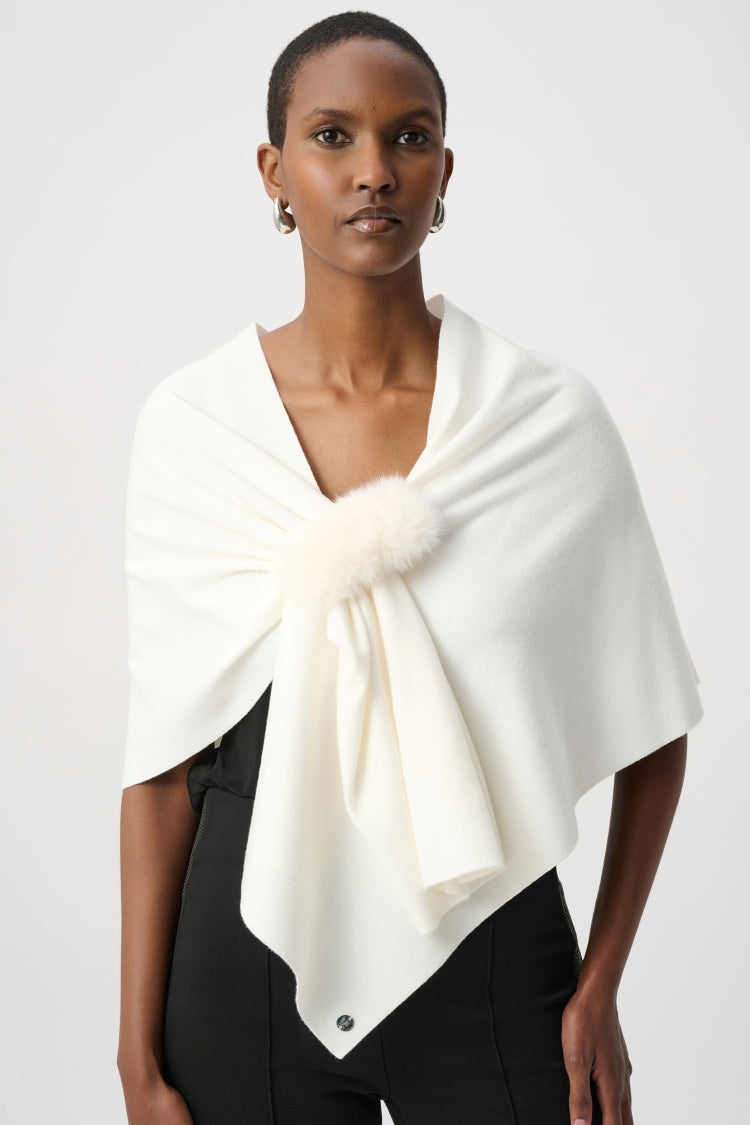 Joseph Ribkoff Faux Fur Cover Up