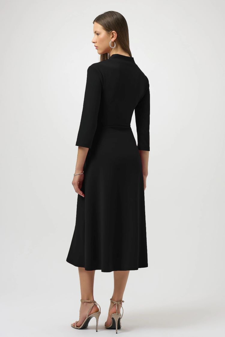 Formal Wrap Midi Dress