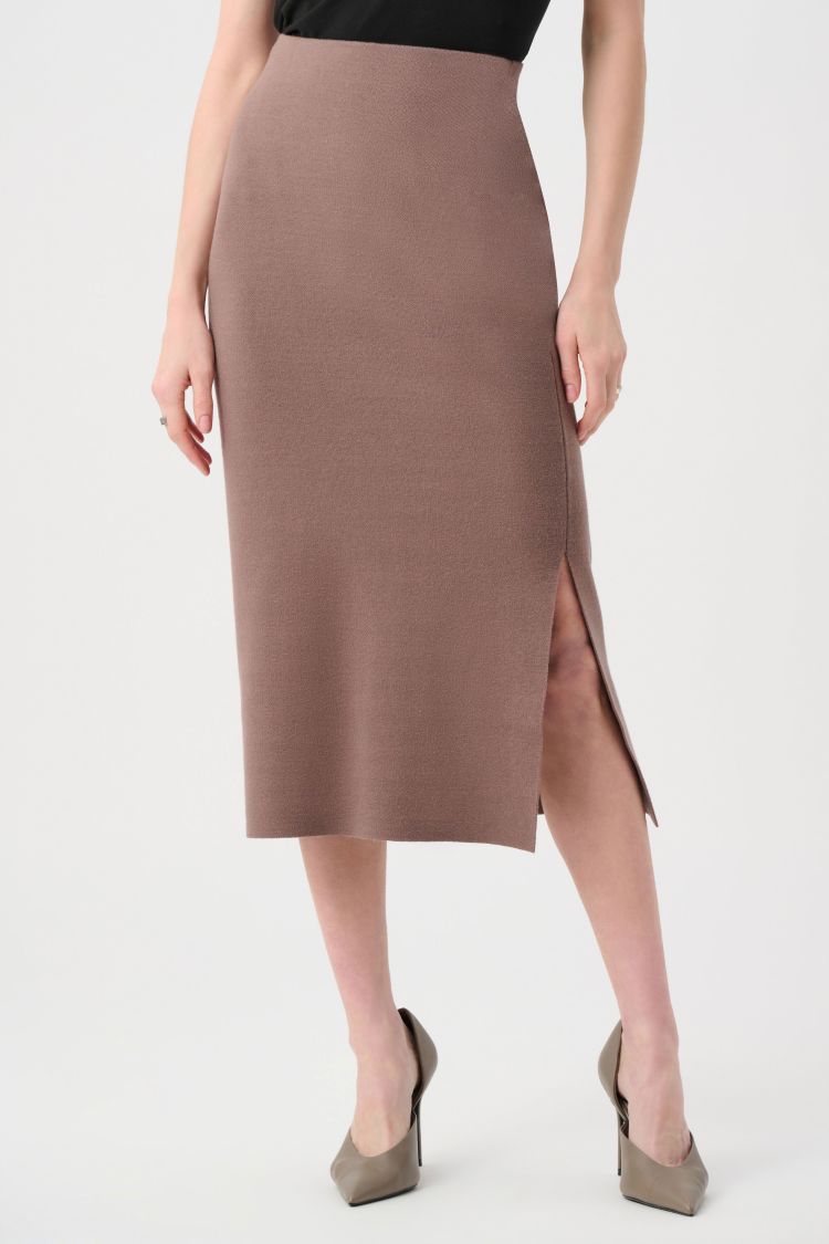 Minimalist High-rise Midi Skirt